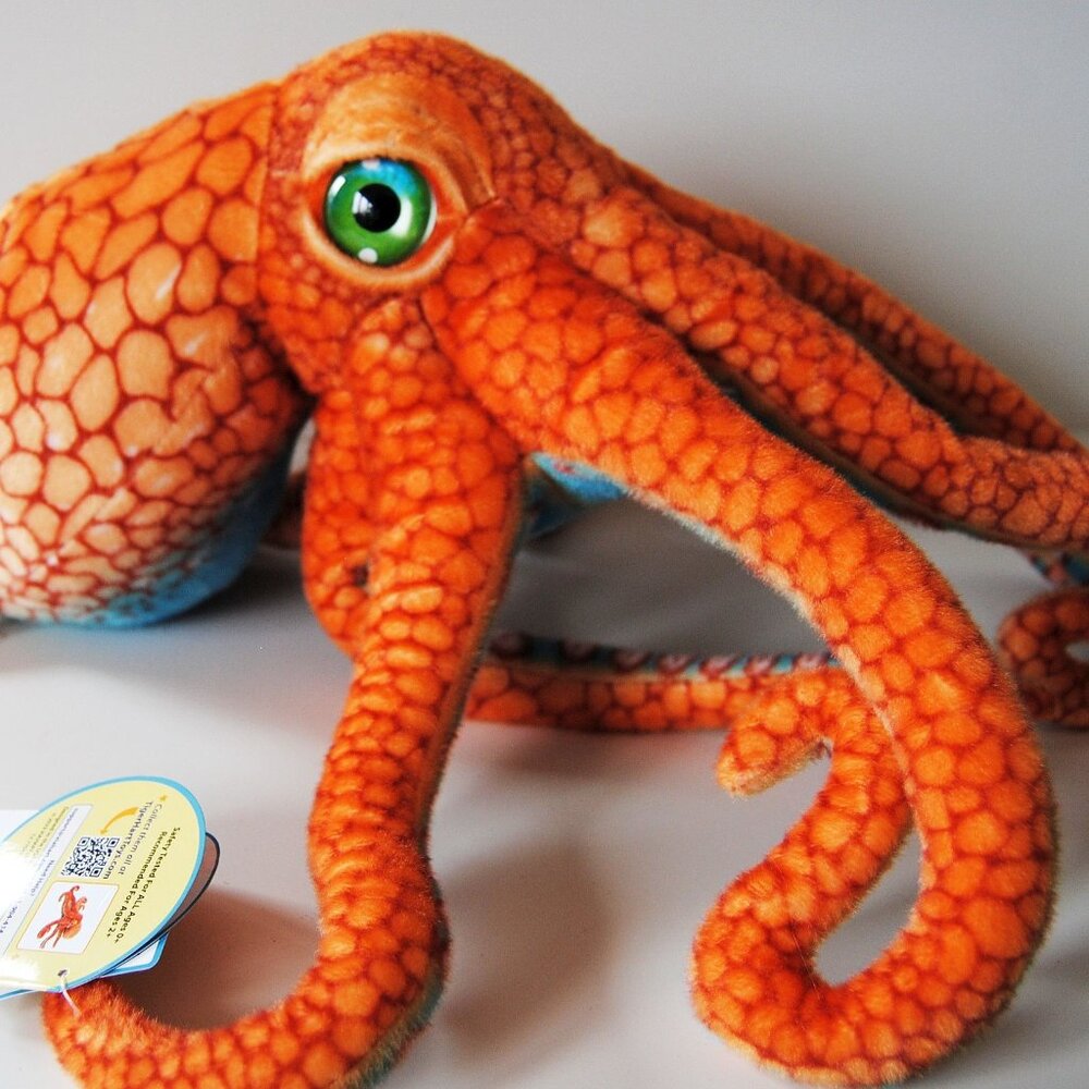 Olympus The Octopus Stuffed Animal Plush By TigerHart Toys 18 inch NWT 2023